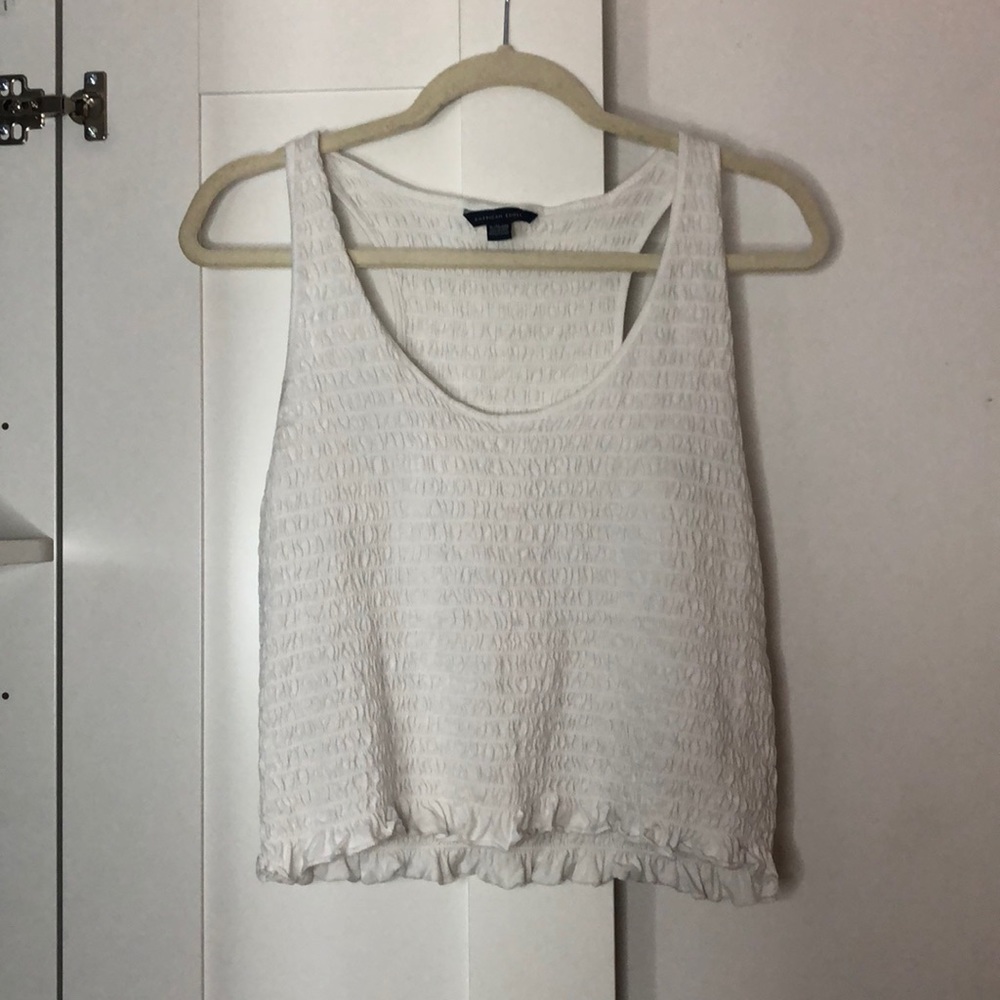AE white tank top